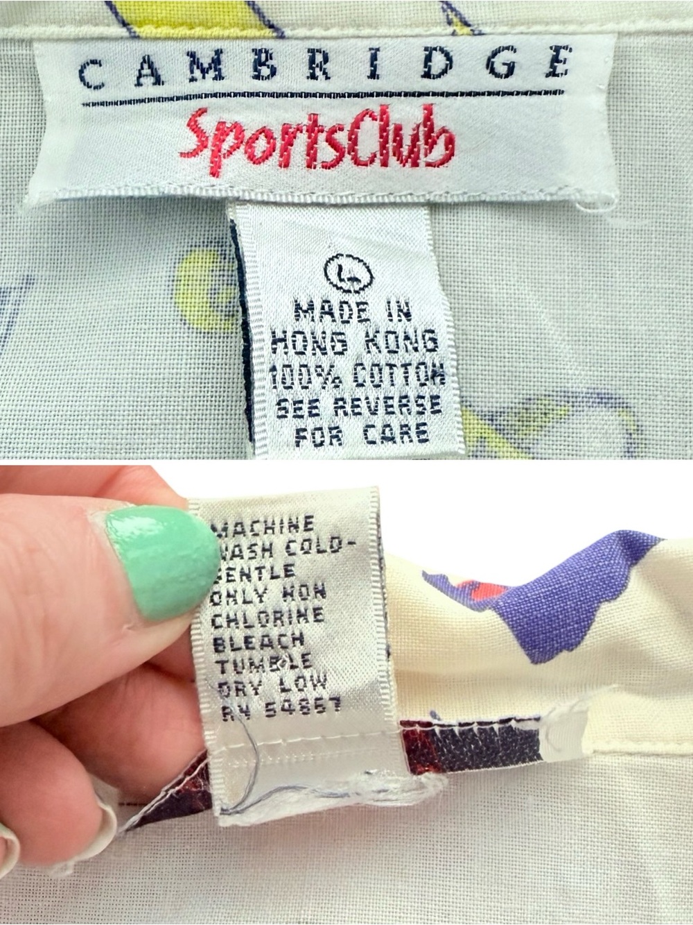Vintage 1980s France Button-Up Shirt - Picture 6 of 7